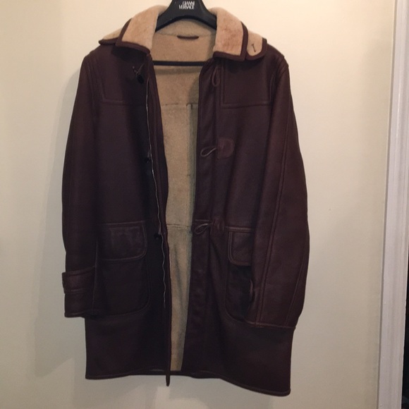 GREAT GIFT! 🎁 Vera Pella Leather Beretta Coat - Picture 1 of 5